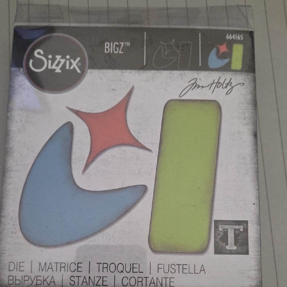 Sizzix Bigz Die Set - Red, Blue, Green